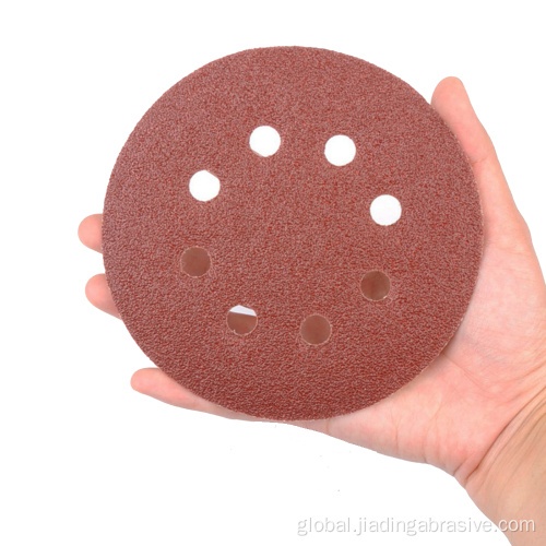 5inch 8 hole sanding disc 225mm sanding discs abrasives paper aluminum oxid Manufactory